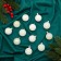 Set of balls plastic D-4 cm, 24 pcs "Birlant" cod shine, white