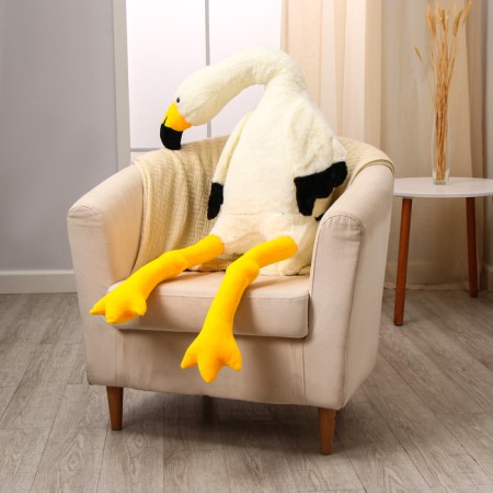 Soft toy "Flamingo", 160 cm, white color-4