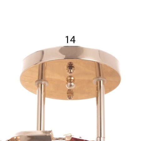 Viki chandelier 2x40W E27 Gold Model: 2751102-5