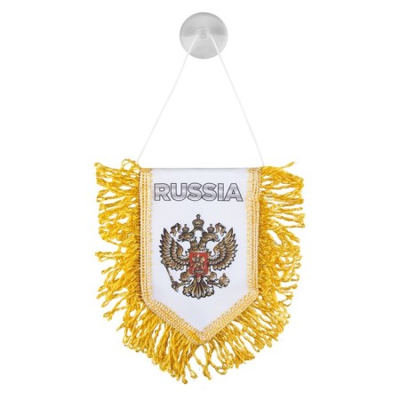 Pyatangular SkyWay “Coat of arms Russia”, 100x150, white background, 1 pcs