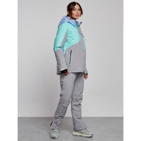 Ski costume female winter, size 42, purple color-2