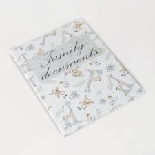 Document folder, 1 set, white color