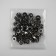 Installation button, alpha (S-shaped), d = 12.5 mm, black nickel color