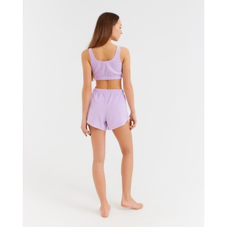 Female set (top, shorts) minku: Home Collection, Lilac color, size 48-3