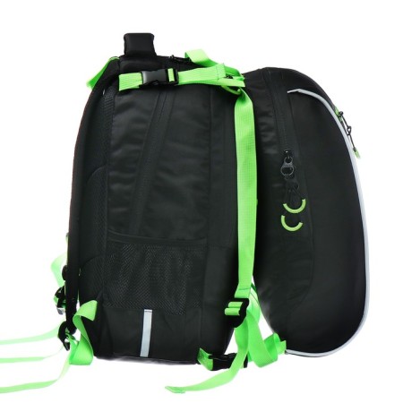 School backpack, 39 x 28 x 17 cm, Grizzly, ergonomic back, laptop compartment, + bag for shoes-3