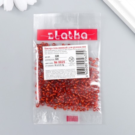 Beads "Zlatka" 08/0, 3 mm, 10 g 0025 St.-2