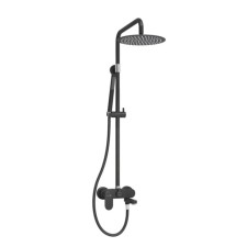 The shower system wasserkraft a174.258.217.cb, tropical shower, shower, black
