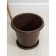 Pot with the Podon "Economy", 10 liters, brown color