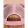 Children's cap, size 53-54, pink color