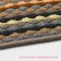 Walker -shaped rug -shaped shallow shade "Color pigtail", 47 × 77 cm