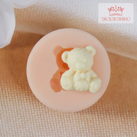 Mold Silicon "Bear" 1.5x1.7 cm mix