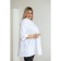 Female blouse, size 56, white color