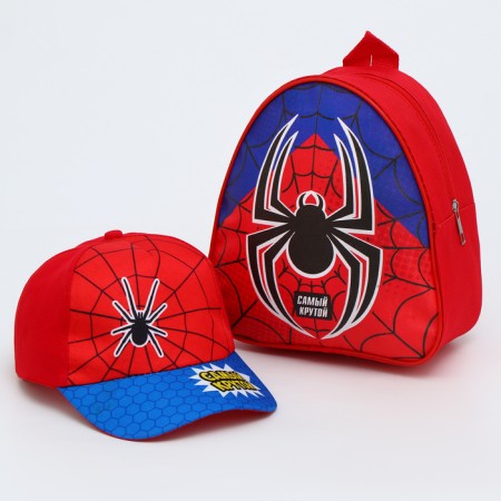 Children's set "Web", backpack, cap-9