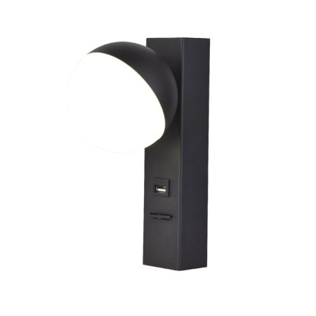 Bra Gerhort G32240/1WBK WT, 1XLED, 13x9x20 cm, black color