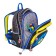 Frame backpack 35 x 28 x 15 cm, Across 178, filling: bag, pencil case, blue ACR22-178-2