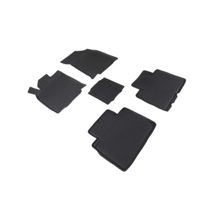 Rubber rugs with high side for Geely Atlas, 2016-N.V.