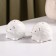 Set for spices of the “Hedgehog in gold”, 2 items: Solonka 60 ml, pistor 60 ml, white color