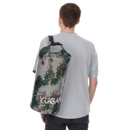 Yugana hairshome, PVC, waterproof 20 liters, one belt, camouflage-12