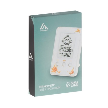 Thermometer Luazon LTR-12, electronic, humidity, clock, mix-8