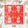 Napkins "Snowman", set of 20 pcs.