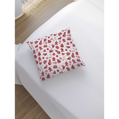 Decorative pillowcase "New Year's attributes", on a zipper, size 45x45 cm-1
