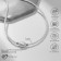 Choker No. 2 "Mallorca" Pearl, white color in silver, 36 + 5 cm extension cord