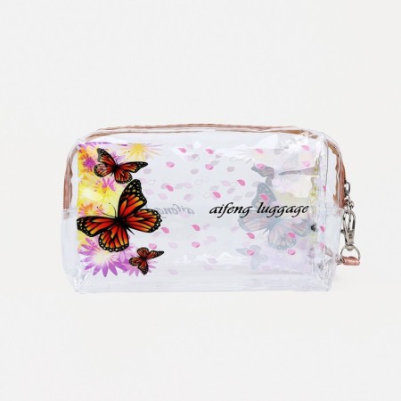 Lightning cosmetic bag, yellow color-1