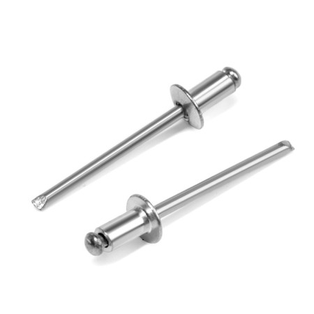 Rolls of the tundra krep, exhaust, aluminum-old, 4x8 mm, unpainted, 1000 pcs-1