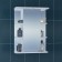 Santa Gerda-550 mirror, with backlight, fatset