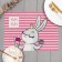 New Year's napkin on the table "Yum yum", PVC, 40*29 cm