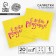 Paper napkins "Happy birthday", 20 pcs, purple embossing 25 x 25cm