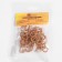 Hook for curtains on a ring, 30 × 13 mm, beige color