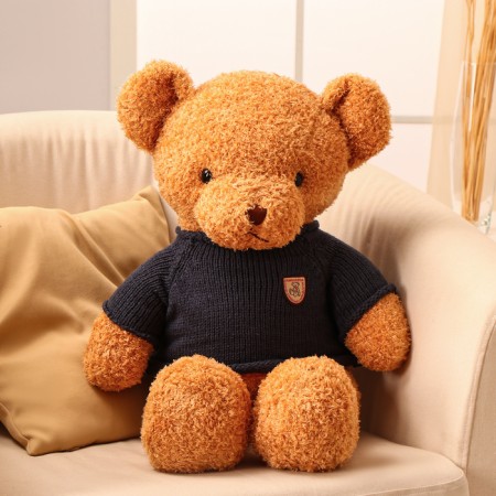 Soft toy "Bear", in a knitted sweater, 75 cm