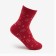 Women's socks "Snowflakes", burgundy color, size 23-25