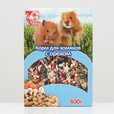 Seven Seeds Special food for hamsters, with a nut, 400 g-1