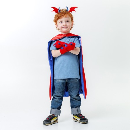 Carnival set "Dragon of Fire", cloak and rim-2