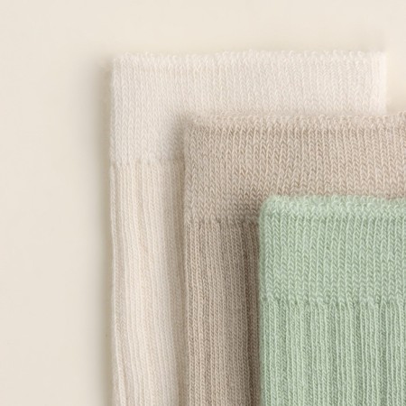 Nosk children's SL Home 3 pairs, rr 16-18, milk/olive-3