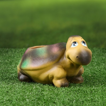 Фигурное кашпо "Черепаха" 22х13см-1