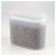 Container with a lid of ectig for bulk products, 1.1 l, white color