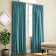 Set of curtains "Kim", size 200 x 270 cm - 2 pcs, turquoise