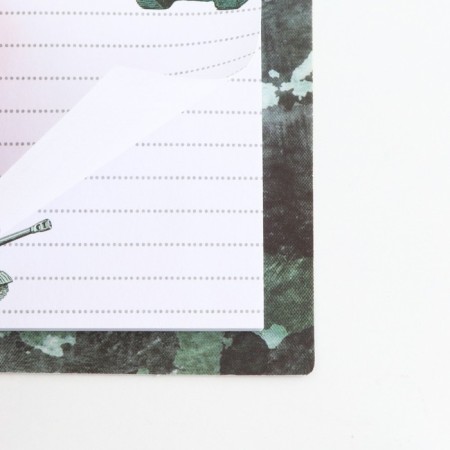 Set in the postcard "23.02", 4x20 l stickers, tear -off block 30 liters-3