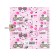 Gift notebook, 45 sheets, line, on the castle, on the crest, cats (13x13.5cm)