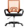 Computer chair Turin black/orange plastic/fabric, black/black 60x55x82 cm