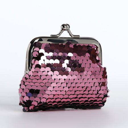 Wallet on the farmar, pink/white color-2