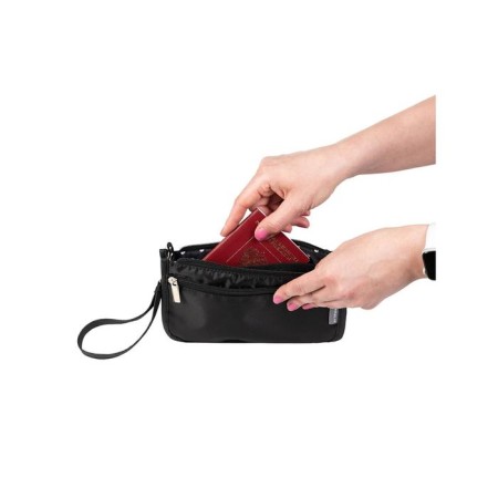 Sofia mini organizer 22x13x4.5 cm, 7 pockets, black color-4