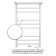 Electric towel Indigo Line Trinity, 800x500 mm, timer, white