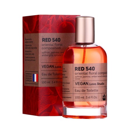 Women's toilet water Vegan Love Studio Red 540 (based on Baccarat Rouge 540), 100 ml-1