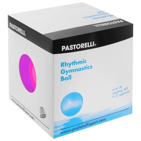 The ball for rhythmic gymnastics Pastorelli New Generation Fig, D = 18 cm, pink color-1