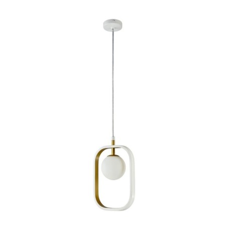 Suspension Avola 1x40W G9, white, gold 17.8x2.5x25 cm-3