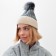 Women's hat minku, gray color, rr 58-60